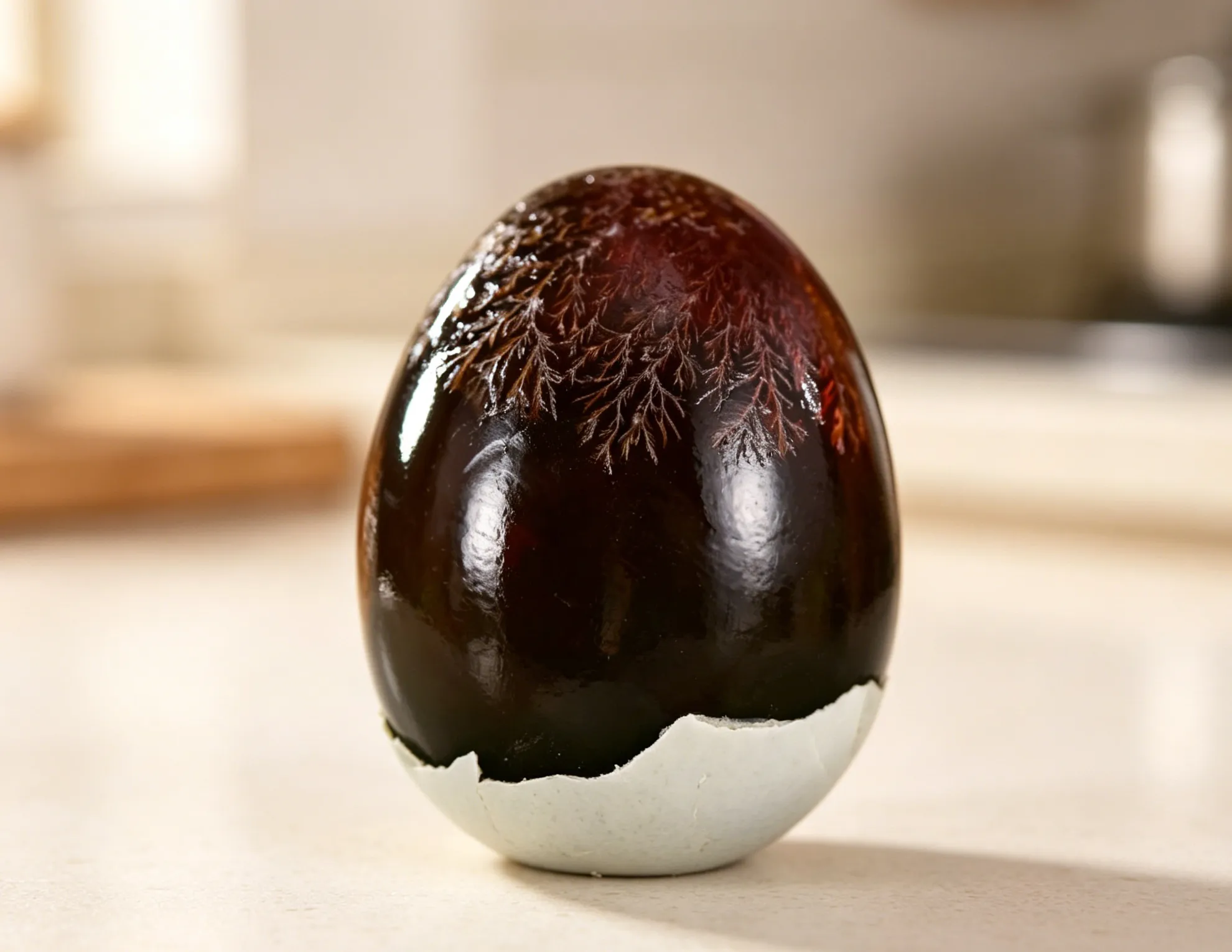 Pine Flower Century Egg